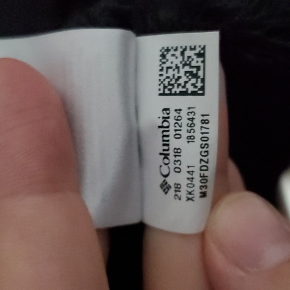 Black Poly-Fleece Columbia Jacket Medium - Picture 4 of 5